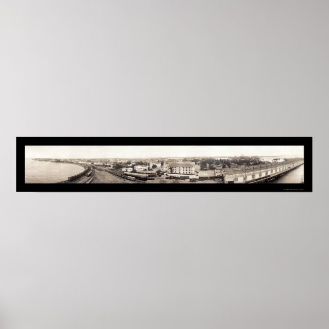 Cristobal Colon Panama Photo 1936 Poster (Framsidan)