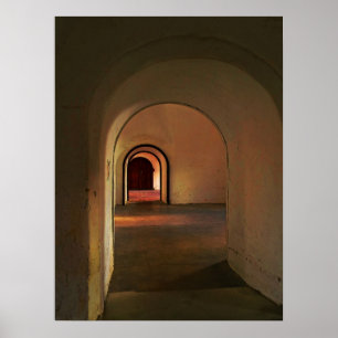 Cristobal Corridor Poster Skriv ut