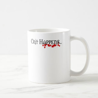 Crit händer kaffemugg