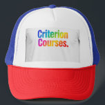 Criterion Courses. Keps<br><div class="desc">This is a vibrant and eye-catching t-shirt design featuring the text "Criterion Courses." Each word is in a different color from a rainbow gradient,  with a slightly bubbly,  playful font. The colors are bright and bold,  making the design stand out.</div>
