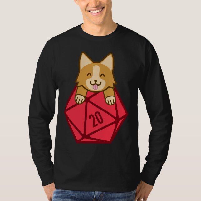 Critical Corgi T Shirt (Framsida)