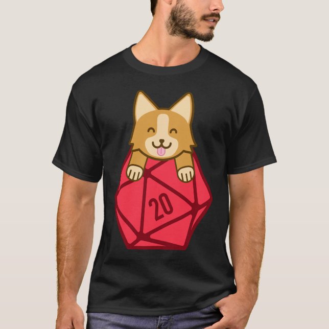 Critical Corgi T Shirt (Framsida)