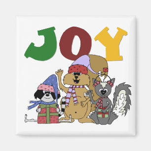 Critter Joy Tshirts och Gifts Magnet