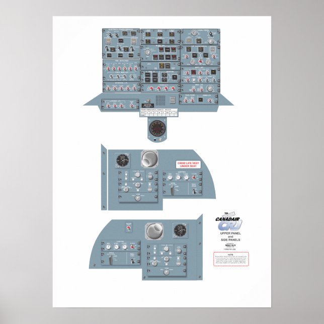 CRJ-Poster på överpanelen Poster (Framsidan)