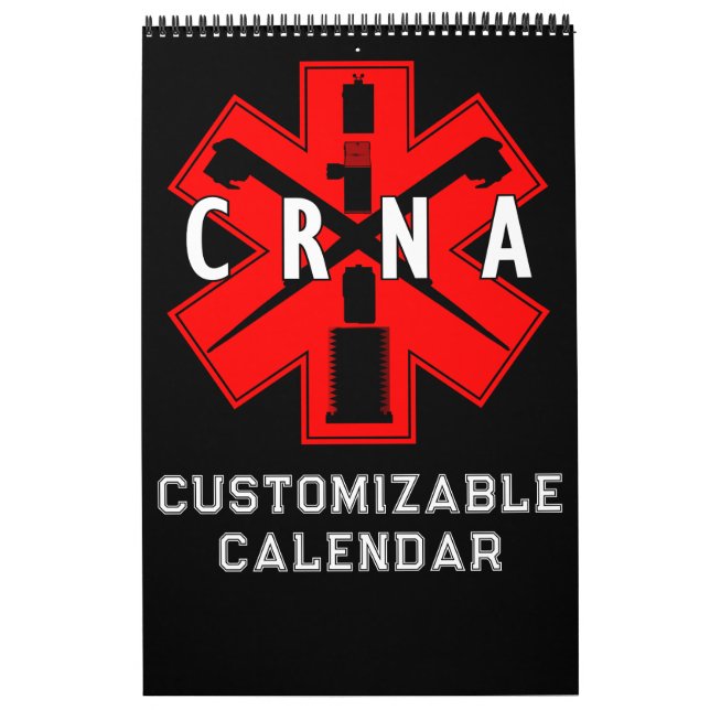 CRNA Anestesi 12 månaders kalender (Omslag)