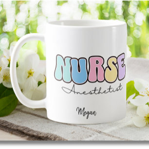 CRNA Auktoriserad Nurse Anesthetist Registered Nur Kaffemugg