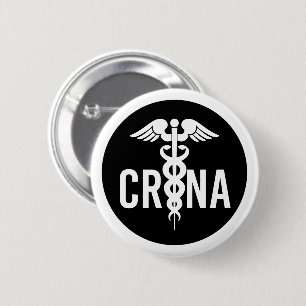 CRNA Auktoriserad Registered Nurse Anesthetist Gif Knapp