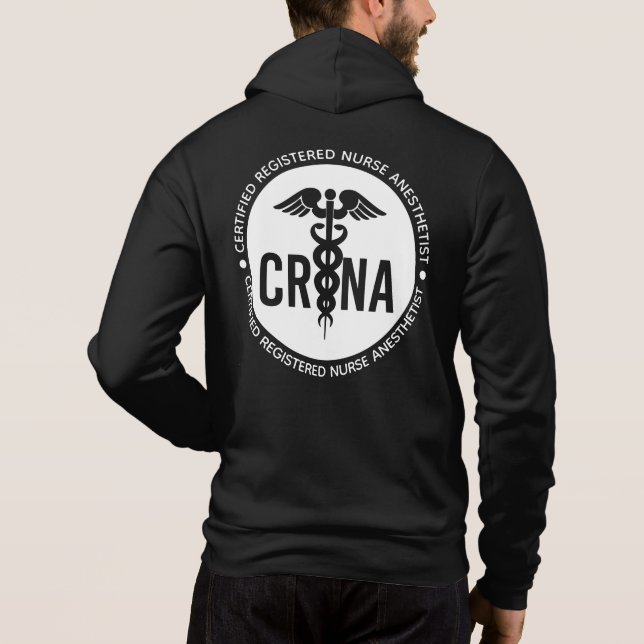 CRNA Auktoriserad Registrerad sjuksköterskeanestet T Shirt (Baksida)