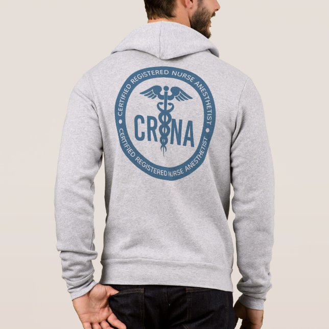 CRNA Auktoriserad Registrerad sjuksköterskeanestet T Shirt (Baksida)