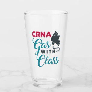CRNA-gas med klassfunny avskrivning Glaskopp