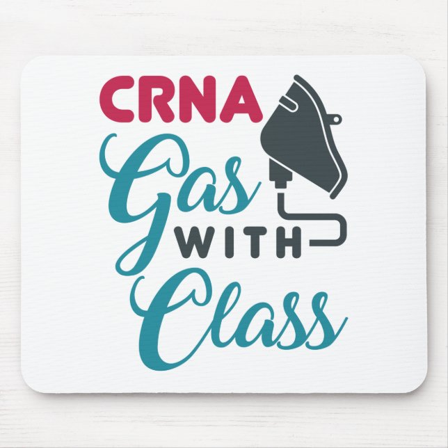 CRNA-gas med klassfunny avskrivning Musmatta (Framsidan)