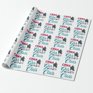 CRNA-gas med klassfunny avskrivning Presentpapper