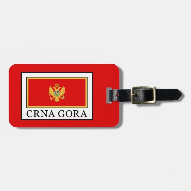 Crna Gora Bagagebricka (Horisontell Framsida)