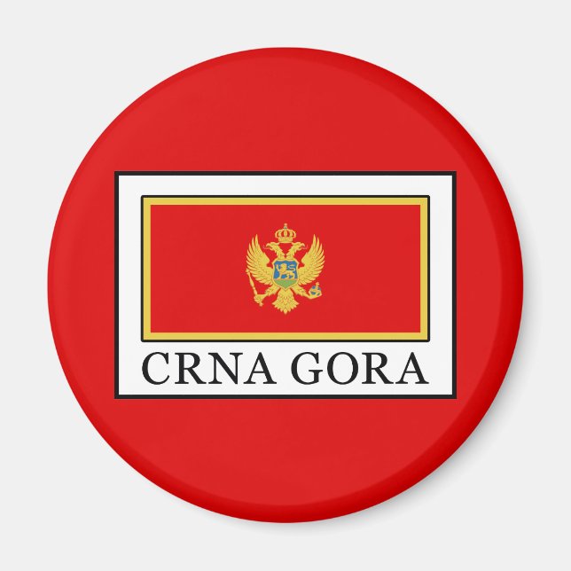 Crna Gora Magnet (Framsidan)