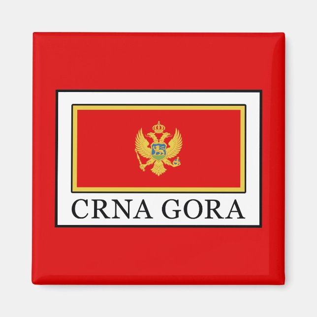 Crna Gora Magnet (Framsidan)