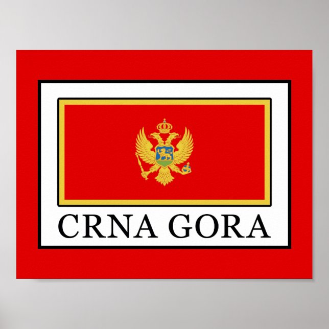 Crna Gora Poster (Framsidan)
