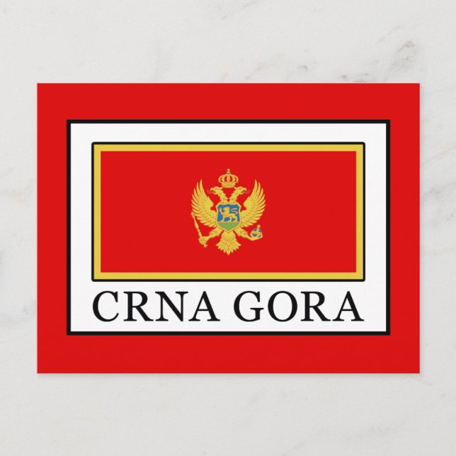 Crna Gora Vykort (Framsida)