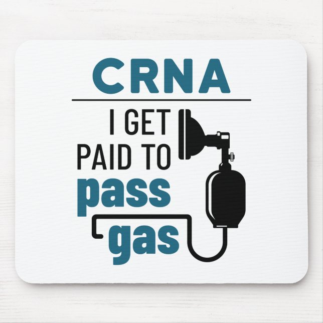 CRNA I blir Betalat att passera gas Musmatta (Framsidan)