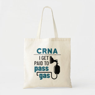 CRNA I blir Betalat att passera gas Tygkasse