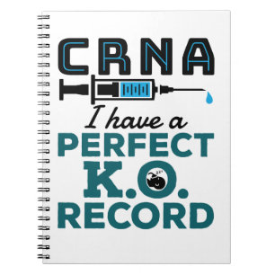 CRNA I har en Perfekt K.O.-post Anteckningsbok