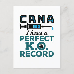 CRNA I har en Perfekt K.O.-post Vykort