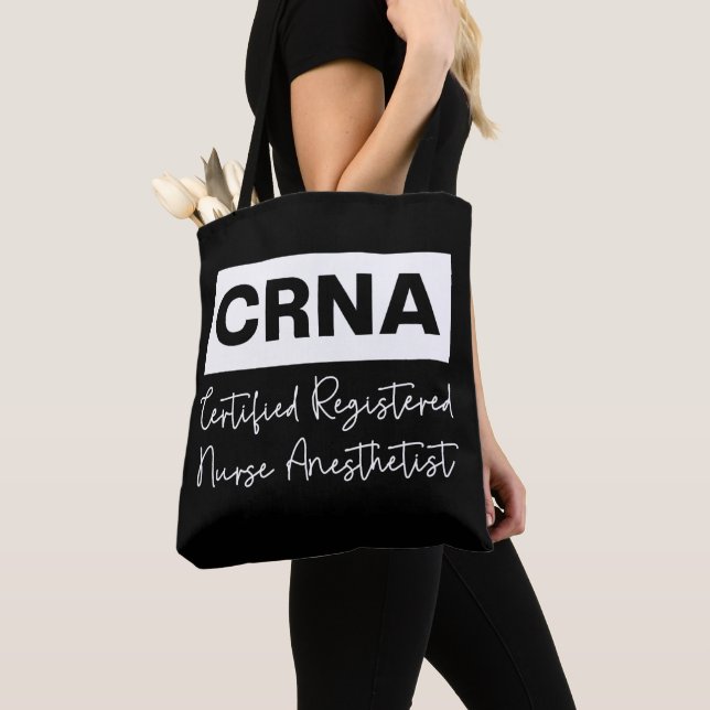 CRNA Nurse Anesthetist Anestesiolog Tygkasse (Närbild)