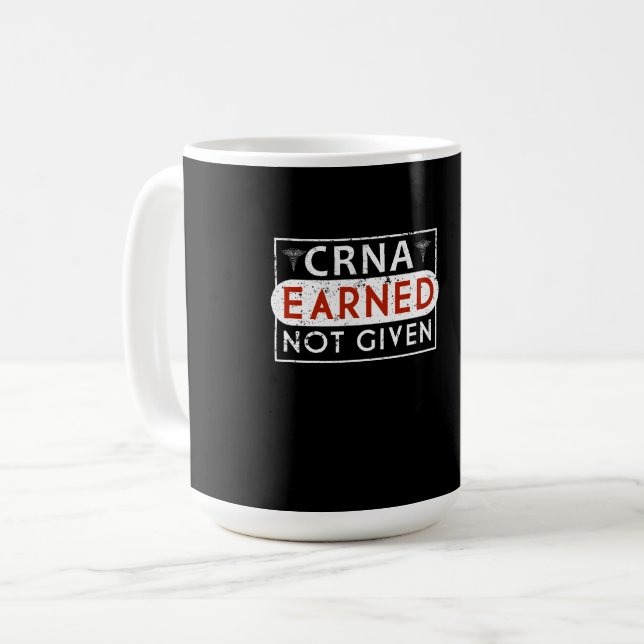 CRNA registreringsnarkosläkareAnesthesiologist Kaffemugg (Framsida vänster)