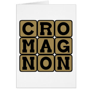 Cro-Magnon, Tidig Modern Människa Hälsningskort