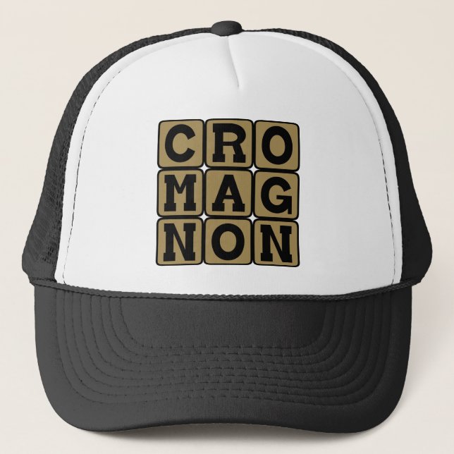 Cro-Magnon, tidig modern människa Keps (Framsida)