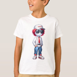 CRO@ - Vit fram och bak T Shirt