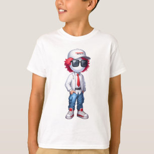 CRO@ - Vit fram och bak T Shirt