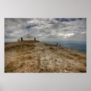 Croagh Patrick kyrka Poster