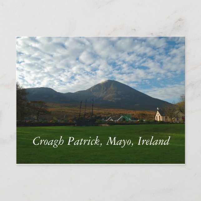 Croagh Patrick, Mayo Ireland Vykort (Framsida)