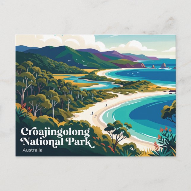 Croajingolong nationalpark Australien Vykort (Framsida)