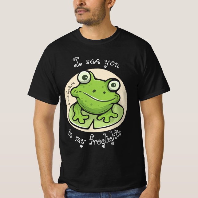 Croak Couture, "Vi ses i mina glans!" T-Shirt (Framsida)