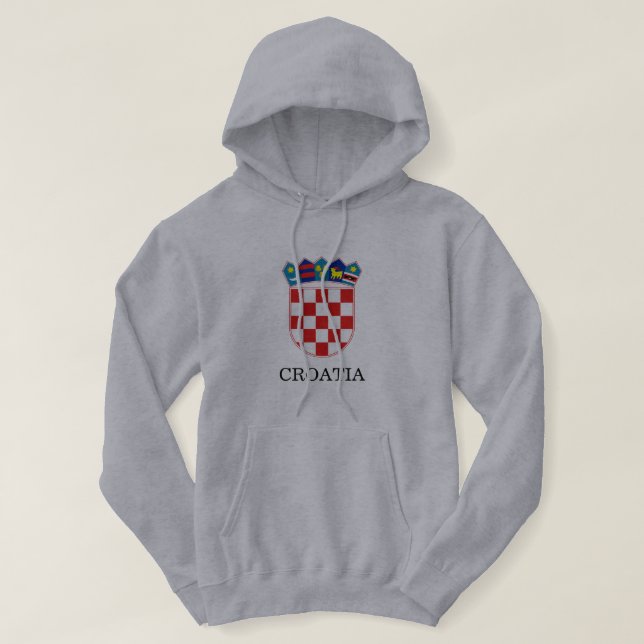 croatia emblem hoodie (Design framsida)