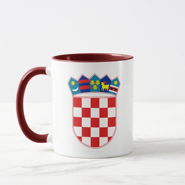 croatia emblem mugg (Vänster)