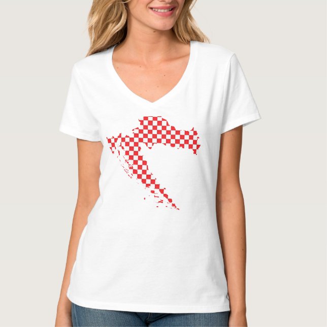 Croatia hrvatska kroatien hrv hr adria turism sea t shirt (Framsida)
