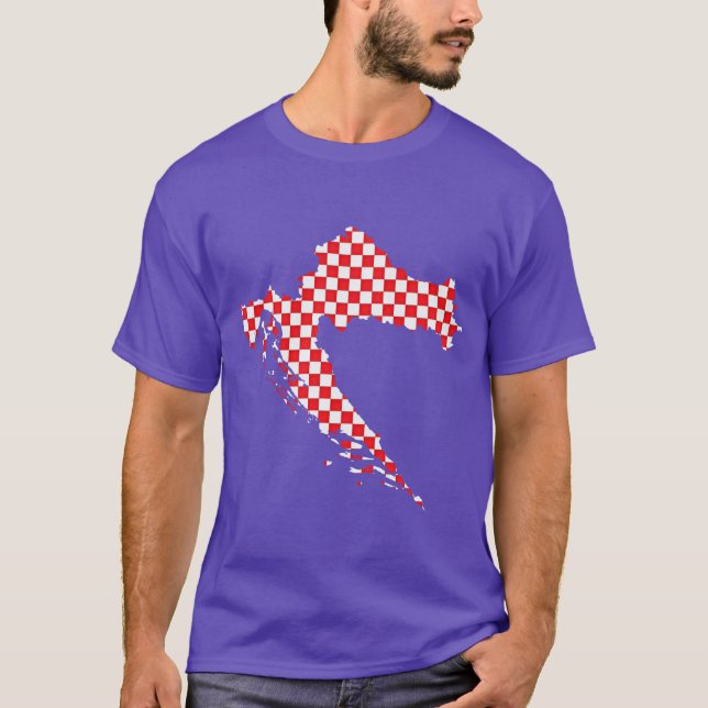 Croatia hrvatska kroatien hrv hr adria turism sea t shirt (Framsida)