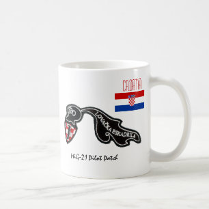 Croatia-MiG-21 lappar Kaffemugg