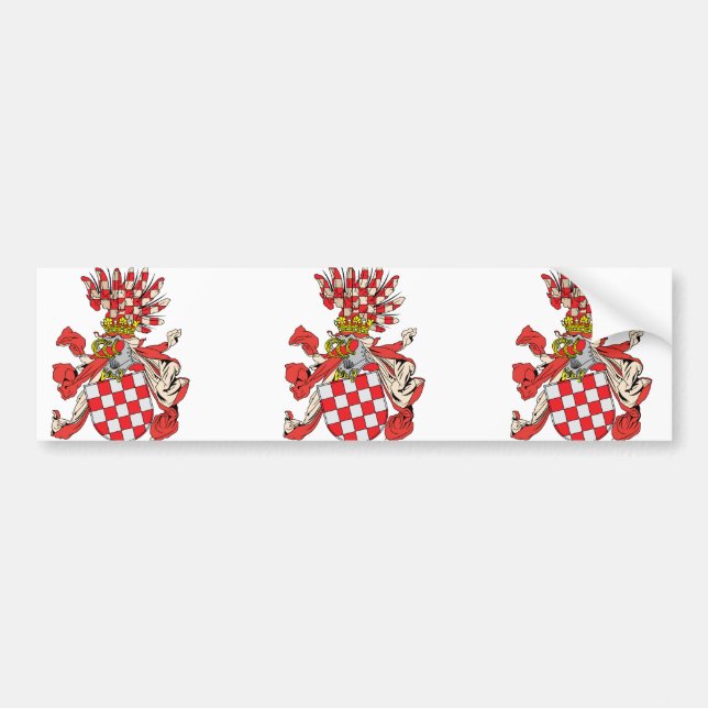 croatia Österrike Bildekal (Framsidan)