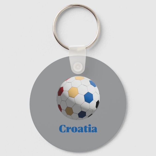 Croatia Soccer Nyckelring (Framsida)