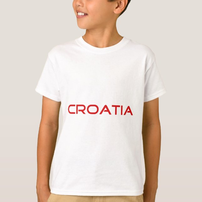 CROATIA T SHIRT (Framsida)
