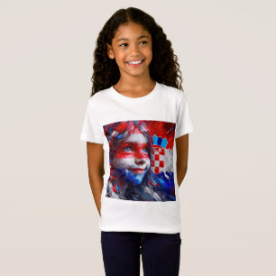 Croatian flag symbolizing national pride t shirt