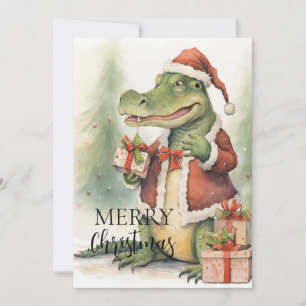 Croc A Claus Julkort