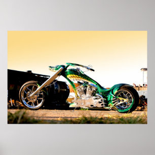 Croc Chopper - Motorcykel för vilda djur Poster