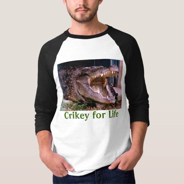 croc Crikey för liv T-shirt (Framsida)