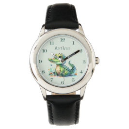 Croc O'Clock: Personalized Jungle Time Armbandsur