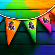 Croc on Hjul 12 Sticker Lakan