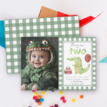 Croc Party | Cute Crocodile Two Croc Birthday